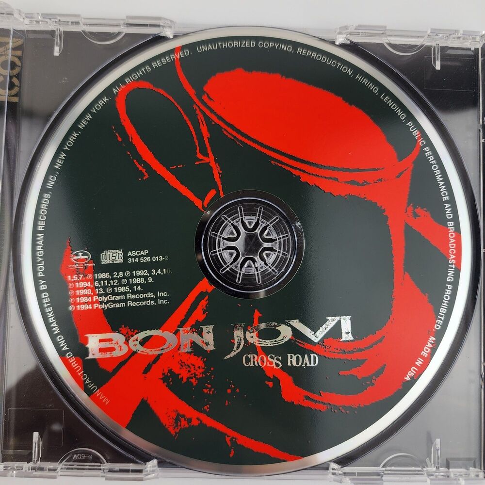 Cross Road: The Best of Bon Jovi by Bon Jovi (CD, 1994, Mercury) - Picture 5 of 10